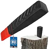 KOTARBAU® Geschmiedeter Spaltkeil aus Stahl 235 mm 2.5 kg Keil...