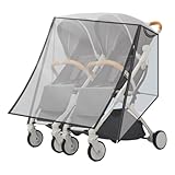 1 x Regenhülle für Doppel-Kinderwagen, winddicht, für...