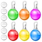 Faburo 6pcs Hunde Leuchtanhänger Sicherheits Clip-On LED Licht 3...