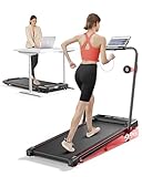 Laufband für Zuhause mit Neigung, 4 IN 1 Walking Pad, 12km/h Klappbar...