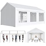 JUMMICO Pavillon Partyzelt 3x6 Wasserdicht Stabil Gartenzelt UV Schutz 50+...