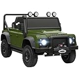AIYAPLAY Kinder Elektroauto, Land Rover Defender 110 SVX 12V 7Ah Kinderauto...