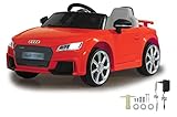 JAMARA 460277 - Ride-on Audi TT RS 12V-Softanlauf, 2-Gang, Fahrzeug, Rot