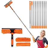 Fensterreinigungsset, 2-in-1 professionelles Fensterreinigungsgerät mit 10...