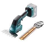 KIESBOHR Akku-Heckenschere Kompatibel mit Makita 18V Akku, 2 IN 1...