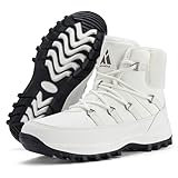 Mishansha Damen Winterschuhe Warm Gefüttert Winterstiefel rutschfest...