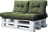 normani Palettenkissen Set Sofa Sitzkissen mit Rückenkissen Outdoor...