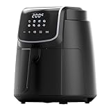 Midea MF-CN40C2 Heißluftfritteuse 4L, Ölfreie Airfryer 1500W, 8...