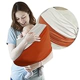 Aohcae Tragetuch Baby Neugeboren, Babytragetuch Ohne Binden Babytrage...