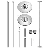 SereneLife Pole Dance Stange – Höhenverstellbar 204-274cm, Statisch &...