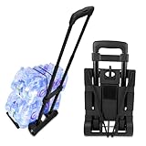 VELLUSTRA Transportkarre klappbar, Aluminium Langer Teleskopgriff 95.5 cm,...