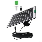 Minflora 5 Watt Solarpanel für Anker, für Eufy, für Ring, für...