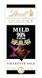 Lindt EXCELLENCE Mild 90 % Kakao - Milde Edelbitter-Schokolade | 100 g...