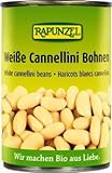 Rapunzel Weiße Bio Cannellini Bohnen in der Dose, 4er Pack (4 x 400g) -...