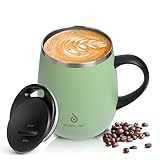 Ideus Kaffeebecher 470 ml (16 oz), doppelwandige vakuumisolierte Kaffee-...