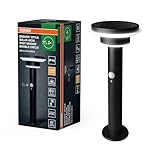 Osram ENDURA Style Solar Außenleuchte, Edelstahlgehäuse, Schwarz, IP44,...