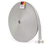 BAUHELD® 50m Rolladengurt 14mm 18mm 20mm 23mm [Made in Germany] Für...