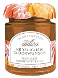 Delicia Marillen Fruchtaufstrich, Vegan, Glutenfrei, 52% Aprikosen,...