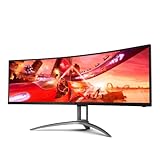 AOC Agon 493UCX2 - 49 Zoll DQHD Curved Gaming Monitor, 165 Hz, 1 ms,...