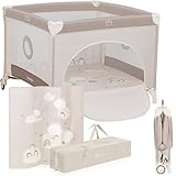 LIONELO BONNIE Laufgitter bis 15 kg, von der Geburt bis 36 Monate,...
