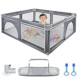 Laufstall Baby 127x127cm – Kuro sagol Laufgitter Baby, Kinder...