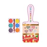 Valentinstag-Aquarell-Set,Aquarell-Set Valentinstag,Aquarellfarbe Mit...