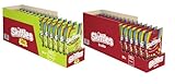 Skittles Mix Crazy Sours 15x136g & Sittles Fruits 15x136g Kaubonbons,...