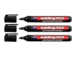 Edding 4-300001 300 Industry Permanent Marker - Rundspitze - Beschriftung...