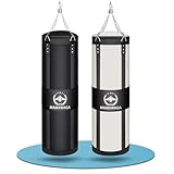 Mamxwaga Canvas Boxsack für Erwachsene, 120 cm Schwerer Punchingsäcke...