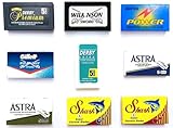 50 Rasierklingen für Rasierhobel, Astra-Derby-Shark-Permasharp,...