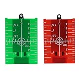 2 Stück Laserzieltafel magnetisch, Laser Zielscheibe Karte für...