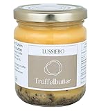 Lussiero Trüffelbutter mit echtem Weissem Bianchetto Trüffel Tuber...