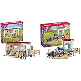 SCHLEICH 42591 Horse Club Sattelkammer, 85 Teile Spielset Pferde Figur &...