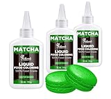 Lebensmittelfarbe Flüssige, Matcha Lebensmittel Farben Set für Kuchen...