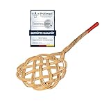 NEUSTANLO | Teppichklopfer 3-fädig | praktischer Handschutz | robuste...