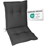Herlag Gartenstuhlauflage AVA Niederlehner 103x50x9cm | Extra Dicke...