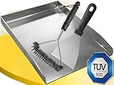 valuents Grillplatte - Plancha Grill Platte aus dickem & rostfreiem...