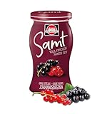 Schwartau Samt Johannisbeeren, Fruchtaufstrich ohne Stücke und ohne Kerne,...