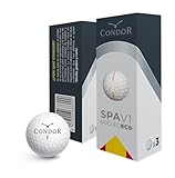 CONDOR Unisex-Adult Bola Golf Pack 3 Golfball, Weiß, Einheitsgröße