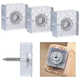 20 Stück Quadratisch Gummipuffer，Platz rutschfeste Gummifüße Pads...