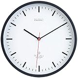 St. Leonhard Bahnhofsuhr Wanduhr: Analoge Wand-Bahnhofsuhr mit...