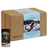 ALPIDEX Yogablock 2er oder 4er Set inkl. E-Book mit 100 Übungen...