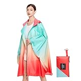 LAMA Mode Regenponcho Unisex Regenmantel Atmungsaktiv Regencape Leicht...