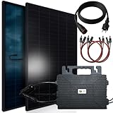 SUNNIVA 920W Balkonkraftwerk BIFAZIAL FULLBLACK komplett Steckdose ASTRO-E...