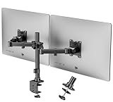 Monitor Halterung 2 Monitore für 17-35 Zoll Flach & Curved Bildschirm,...