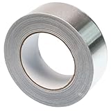 Aluminium Klebeband, 48 mm x 50 m, selbstklebendes Alu Klebeband, silber,...