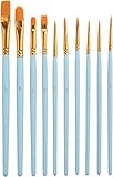 10 Stück Pinselset,hochwertige Künstler PinselSets mit...
