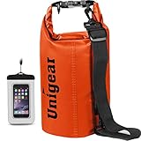 Unigear Dry Bag, Wasserdicht Taschen mit Handytasche und Gurte für Boot...