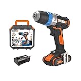 WORX 18V (20V MAX) Akku-Bohrschrauber mit Bitlock WX178, elektronischer...