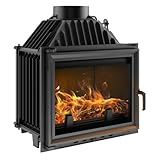 KRATKI Kamineinsatz Holzofen Gusseisen Maja 8kW BImSchV 2 Wirkungsgrad 80%...